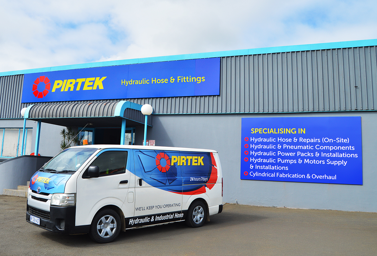 Pirtek technician on-site Pirtek technician on-site